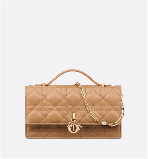 miss dior mini bag latte cannage lambskin|Mini Miss Dior Bag Latte Cannage Lambskin.